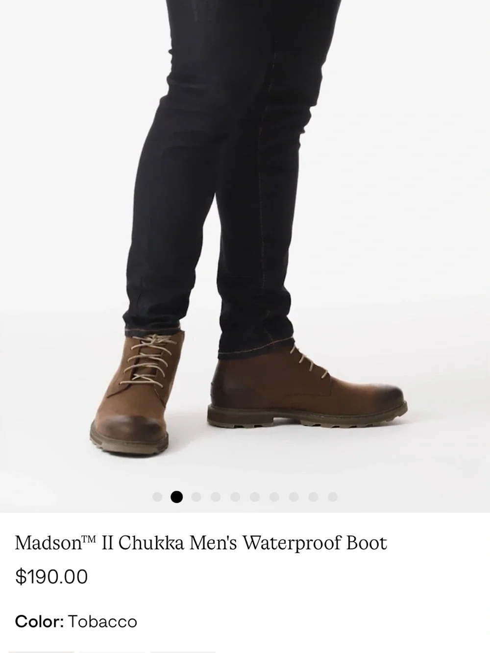 Sorel Madson II Chukka Boot in Tobacco Brown